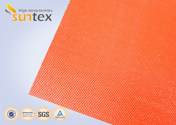 Suntex High Silicone Rubber Coated Fiberglass Fabric 2 Sides Coating Heat Resistant Material