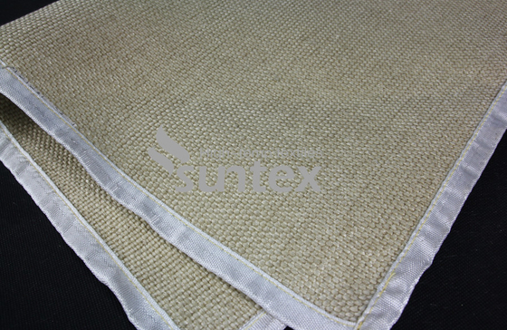 Crowfoot Pattern PTFE Coated Fiberglass Fabric For Fire Pit Protective Mat Grass