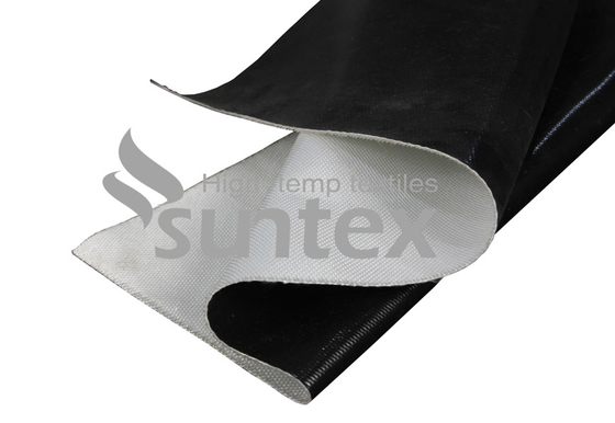 Heat Insulation Silicone Rubber Coated Fiberglass Fabric Flame Resistant Material