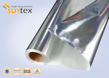Reflective Aluminum Foil Fiberglass Fabric For Flexible Connector Duct