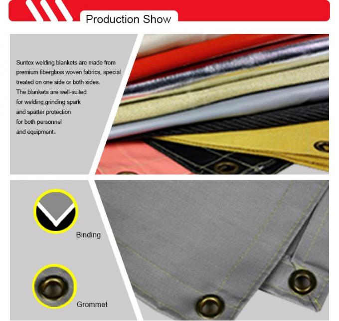 Fireproof Coated Fiberglass Fabric Welding Fire Blanket Roll