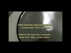 Factory Wholesale Heat Proof Mat For Fire Pit, Deck, Grass, Concrete