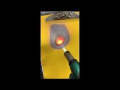 View Silicone Coated Fiberglass Fabric Fireproof Curtain Material 850g/m2 Demo