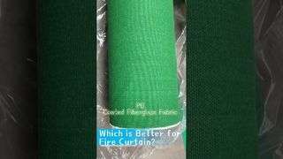 Which is Better for Fire Curtain? #suntex #firesafety#firecurtain #smokecurtain