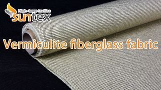 Suntex Vermiculite Coated Fiberglass Fabric