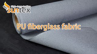 PU coated fiberglass fabric