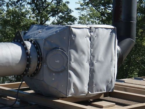 Steam Riser Covers Removable Steam Turbine Insulation Cover