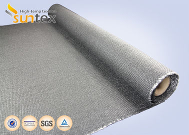 650 C High Temp Resistant Fire Blanket Material On A Roll 1.4mm Graphite Coated Firestop Fire Blanket Roll
