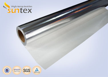 High Temperature Insulation Aluminum Foil Fiberglass Cloth For Heat Shielding Applications