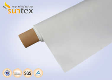0.2 Mm Light Duty Fiberglass Heat Resistant Blanket Material Silicon Coated Cloth Roll