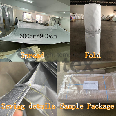 PU Coated Fiberglass for EV CAR FIRE BLANKET fire blankets suitable for high temperature and electric resistance