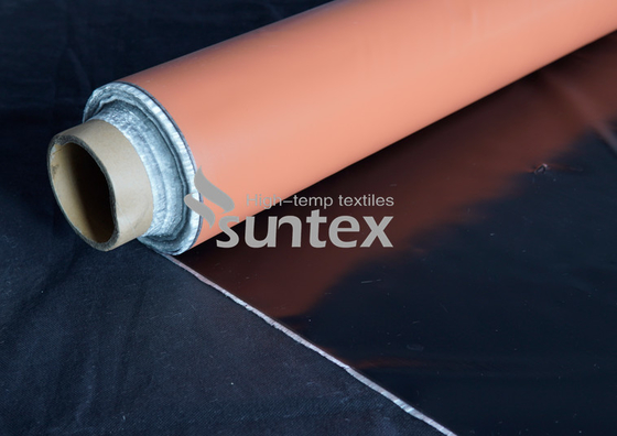 Blue Silicone Coated Fiberglass Fabric For high temperature removable pads