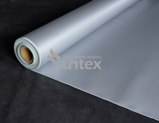 32 Oz Grey silicone coated fiberglass fabric For Heat Shield And Fire Retardant