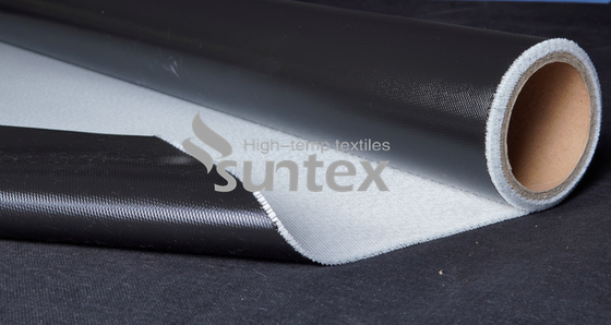 32 Oz Grey silicone coated fiberglass fabric For Heat Shield And Fire Retardant