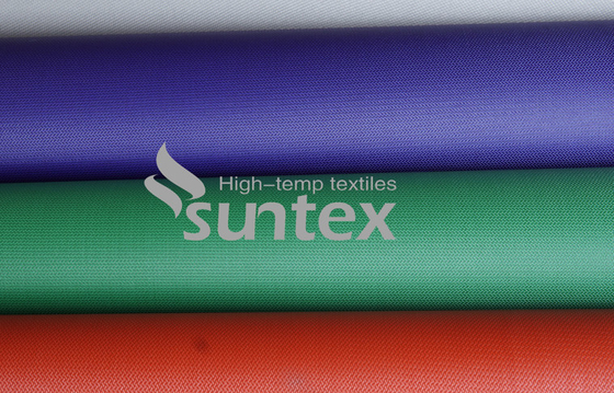 Fireproof Waterproof PU Coated Fiber Glass Cloth Flexible Duct Cloth Fabric