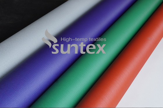 Thermal Insulation Cover Fiber Glass Cloth Coated With Polyurethane