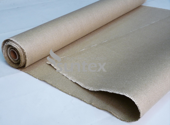 Fire Resistant Vermiculite Coated Fiberglass Fabric For High Temperature Insulation