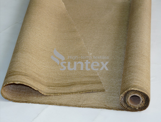 Vermiculite Coated Fiberglass Fabric for fire and welding blanket