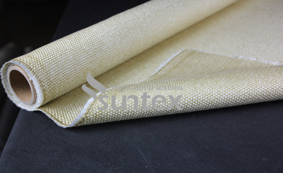 Vermiculite Coated Fiberglass Fabric For Fire Blanket Welding Curtains