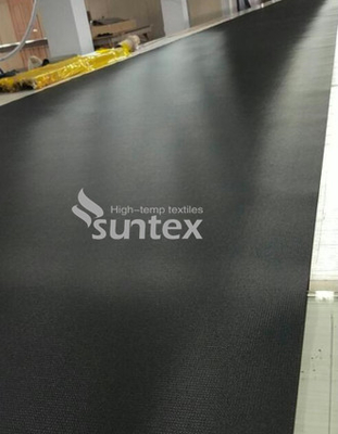 Easy To Be Sewn Fabricated PTFE Coated Fiberglass Fabric For Thermal Insulation