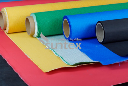 Acrylic Coated Fiberglass Fabrics Heat Resistant Cloth For Welding Blanket Fabrication 32oz