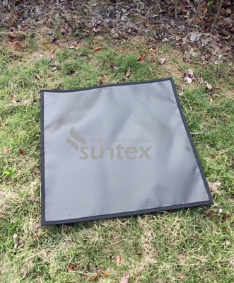 Fireproof Mat Fire Pit Pad for Grass Outdoor Wood Burning Fire Pit and BBQ Smoker,Portable Reusable and Waterproof