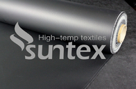 Fire retardant, insulation Flexible Duct Coated Fiberglass Fabric Coated With Neoprene Rubber Black