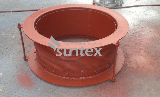 Flexible Expansion Joint Siliciate Coated Fiberglass Cloth With Wire Reinforced Glass Fabric