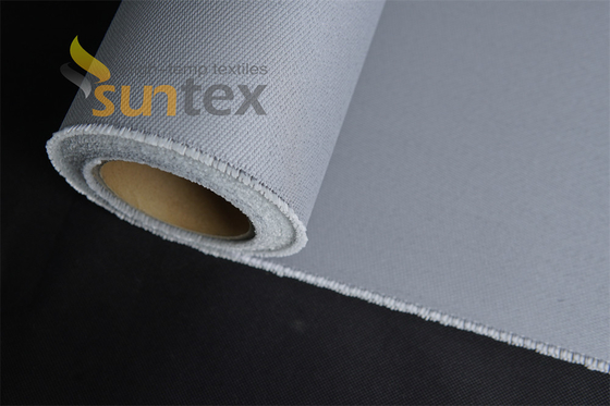 Coated Fiberglass Cloth  Fiberglass with silicone rubber coating two sides high temperature heat weld spatter