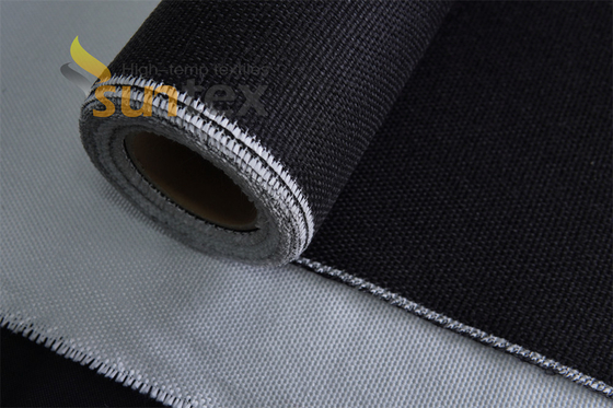 Coated Fiberglass Cloth  Fiberglass with silicone rubber coating two sides high temperature heat weld spatter