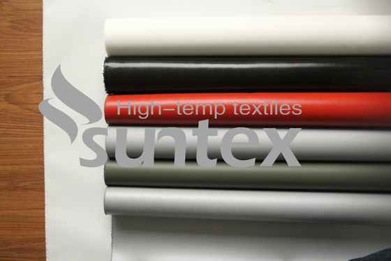 Weatherproof High performance textiles Silicone coated glass fabrics for Insulation blankets, covers, mattress and pad