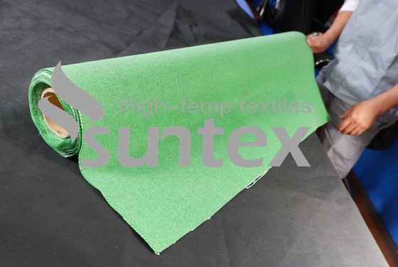 Thermal Insulation Fire Protection Heat Resistant PU Coated Fiberglass Fabric for Welding Blanket