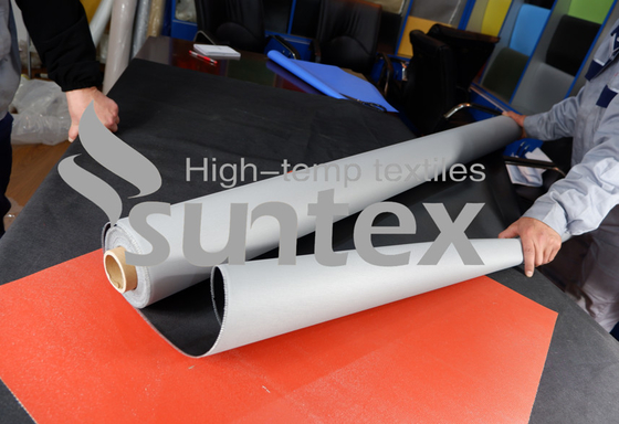 High Temperature Heat Resistant coated fiberglass cloth PTFE coated fiberglass fabric in different color