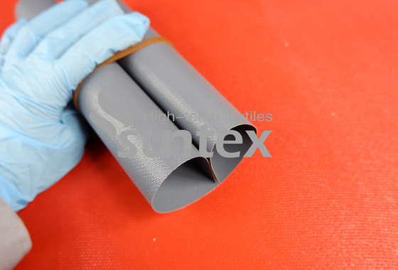 Food Grade Black Brown Ptfe Coated Fiberglass Fabric Chemical Corrosion Resistant