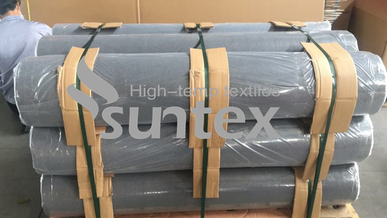 Smoke And Fire Curtain Fabrics High Temperature Colored Silicone Coated Industrial Fiberglass Fabric