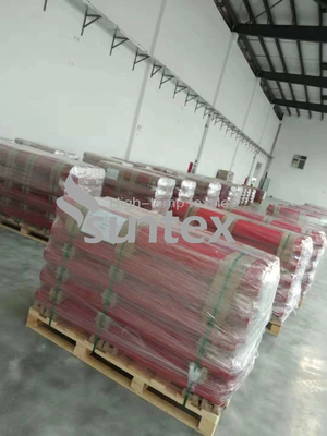 High Strength Flame Retardant Silicone Coating Fiberglass Fabric  For Welding Curtains & Blankets