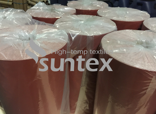 High Strength Flame Retardant Silicone Coating Fiberglass Fabric  For Welding Curtains & Blankets