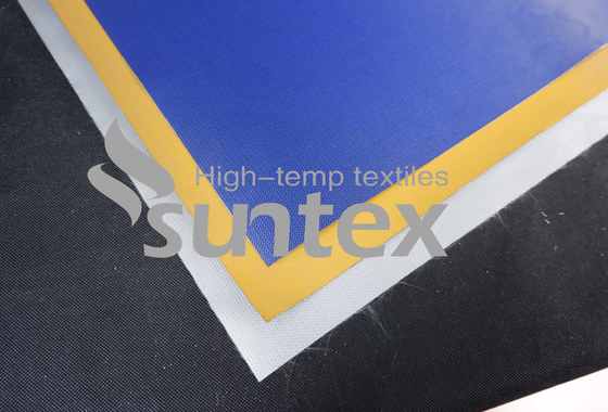 High Temperature/Heat/Chemical Resistant Silicone Rubber Coated Fiberglass Cloth Fire Retardant High Silica Textile