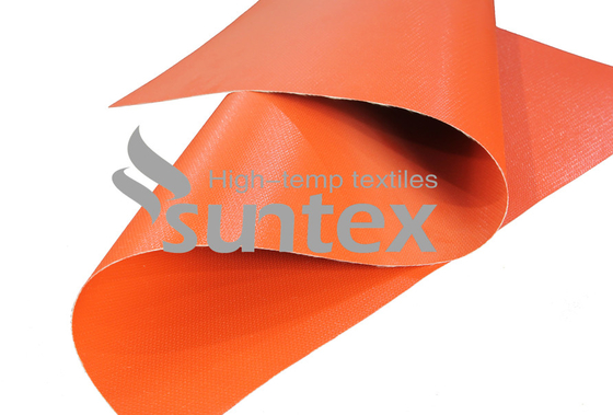 Heat Resistant Silicone Coated Fiberglass Fabric Thermal Insulation For Welding