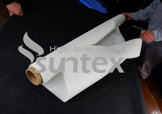 Colored Silicone Rubber Coated Fiberglass Fabric Alkali Free Fireproof