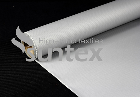 Multiple Colors Customized Smoke Blocking Curtains Fireproof Silicone Coated Fiberglass Fabric