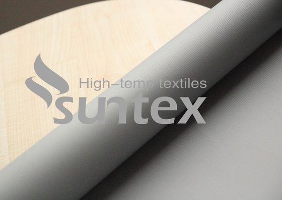 Multiple Colors Customized Smoke Blocking Curtains Fireproof Silicone Coated Fiberglass Fabric