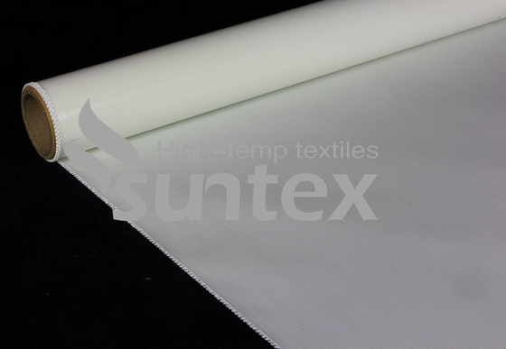 Multiple Colors Customized Smoke Blocking Curtains Fireproof Silicone Coated Fiberglass Fabric