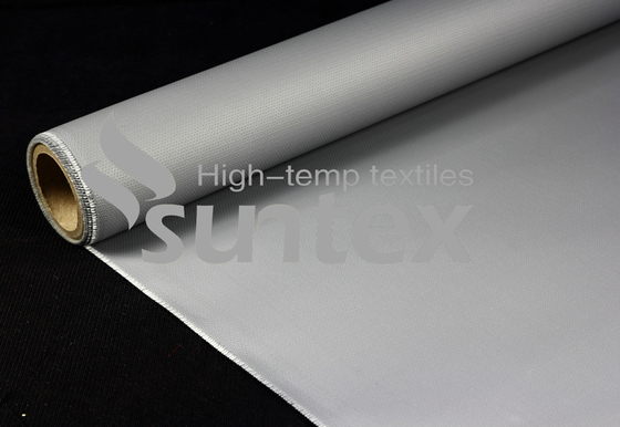 Multiple Colors Customized Smoke Blocking Curtains Fireproof Silicone Coated Fiberglass Fabric