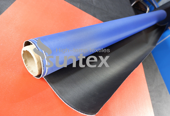 Fiberglass Fabric with Polyurethane Coating  Twill Woven PU Coated Fiberglass Cloth Fabric