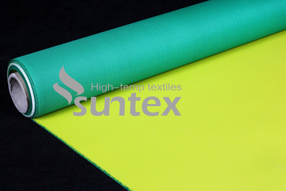 Fire-Resistant PU Coated Fiberglass Fabrics For Air Distribution System 0.41mm