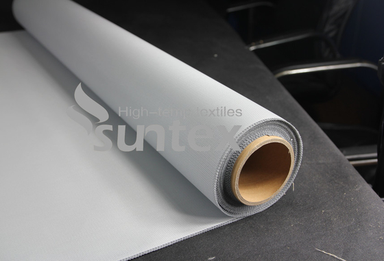 High Temperature Resistant High Silica PU Coated Fiberglass Flame Retardant Fabric for Fire Curtain