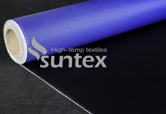 Fire Retardant PU Coated Waterproofing Fiberglass Cloth Fire Resistant Fabric PU Coated Glass Fiber Fabric High Quality