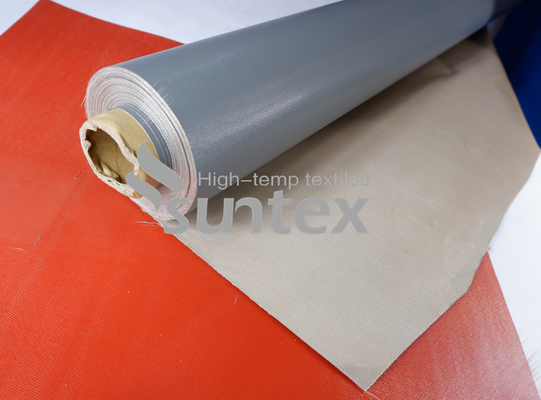 Silicone PTFE Coated Heat Resistant Heat Insulation Cloth Glass Fiber Fiberglass Fabric for Coating