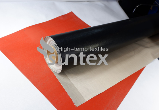 Waterproof Fire/Flame Retardant Heat Resistant PTFE Glass Fiber Cloth Heat Resistant PTFE Coated Fiberglass fabric